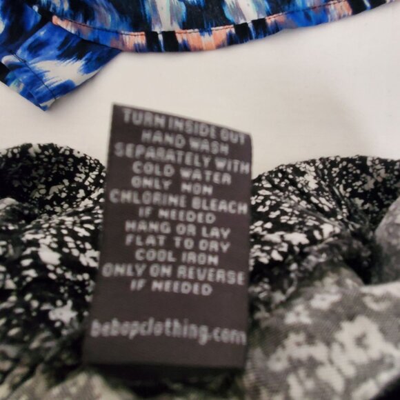 BeBop And See You Monday Printed Casual Soft Shorts Women's Small, Set Of 3 - Picture 6 of 13